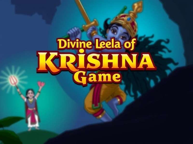 Divine Leela Of Krishna Game Cover